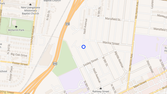 Map for Marina Manor East Apartments - Nashville, TN