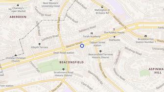 Map for Regency Park - Brookline, MA