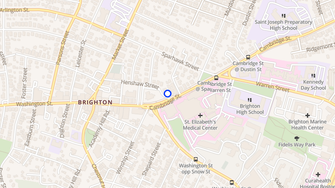 Map for Churchill Apartments Incorporated - Brighton, MA