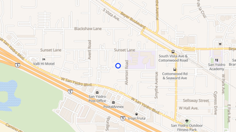 Map for Alverson Apartments - San Ysidro, CA