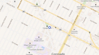 Map for Patio Laguna Apartments - Coronado, CA