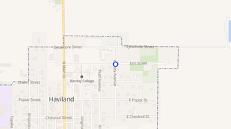 Map for College Hill Apartments - Haviland, KS