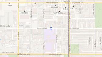 Map for Arroyo Palms Apartments - Glendale, AZ