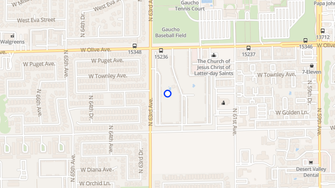 Map for Olive Tree Apartments - Glendale, AZ