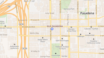 Map for Commodore Apartments - Pasadena, CA