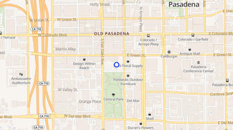 Map for Castle Green Apartments - Pasadena, CA