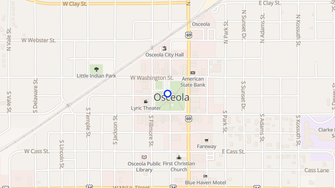 Map for Southern Hills Apartments - Osceola, IA