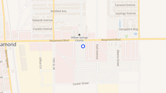 Map for Rosamond Family Apartments - Rosamond, CA