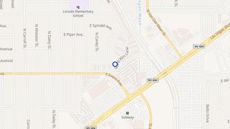 Map for The Thunderbird Apartments - North Las Vegas, NV