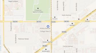 Map for College Court Apartments - Las Vegas, NV