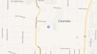 Map for Clearlake Commons Apartments - Clearlake, CA
