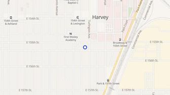 Map for New Cities - Harvey, IL