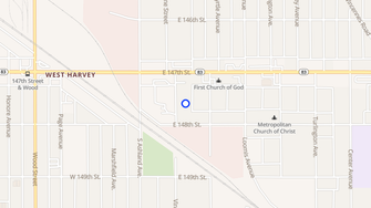 Map for Bethlehem Village - Harvey, IL