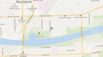 Map for Fulton Station Apartments  - Blue Island, IL