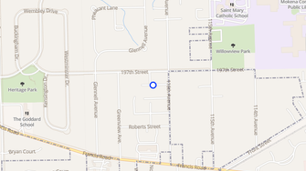 Map for Arrowhead Apartments - Mokena, IL