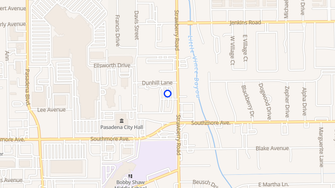Map for Southmore Palms Apartments - Pasadena, TX