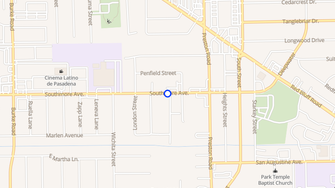 Map for Southmore Townhouses - Pasadena, TX