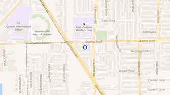 Map for Crossings Allen Square - Pasadena, TX