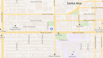 Map for Flower Park Plaza - Santa Ana, CA