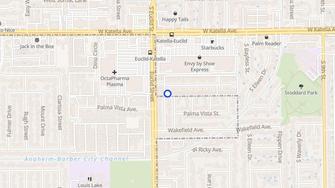 Map for Walnut Park West Apartments - Anaheim, CA