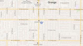 Map for Palmyra Apartments - Orange, CA