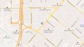 Map for Newporter-Tustana Apartments - Tustin, CA