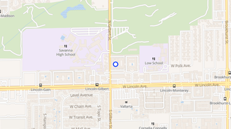 Map for Casa Bonita Apartment Homes - Anaheim, CA