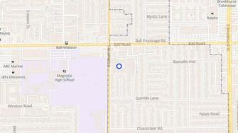 Map for Shade Tree Apartments - Anaheim, CA