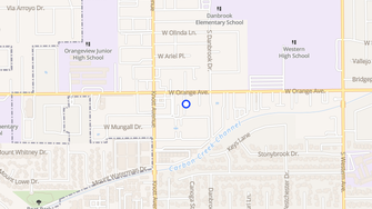 Map for Newporter Apartments - Anaheim, CA