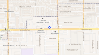 Map for Cambridge Terrace Apartments - Anaheim, CA