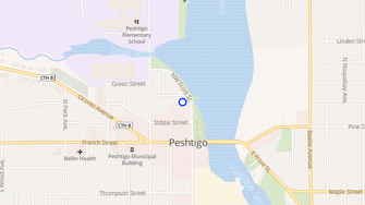 Map for Park Manor - Peshtigo, WI