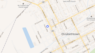 Map for Maple Leaf Apartments - Elizabethtown, PA