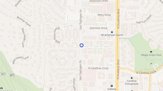 Map for Candlewood Apartments - Colorado Springs, CO