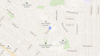 Map for The Signature at Promontory Pointe - Colorado Springs, CO