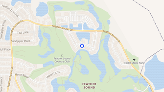 Map for Audubon Villas At Feathersound - Clearwater, FL