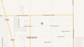 Map for Sunshine Apartments - Adelanto, CA