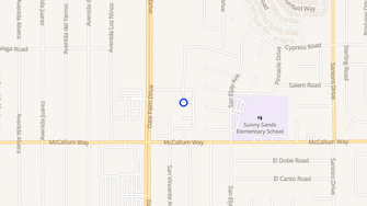 Map for Heritage Park Senior Apartments - Cathedral City, CA