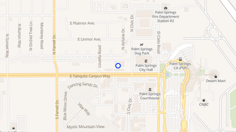 Map for Tahquitz Court Apartments - Palm Springs, CA