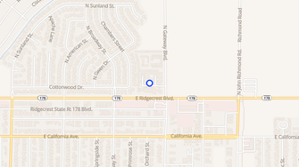 Map for Ridgecrest Manor Apartments - Ridgecrest, CA