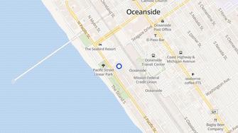 Map for Seaview Apartments - Oceanside, CA