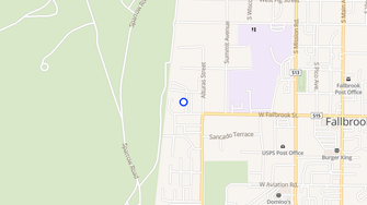 Map for Ironwood Apartments - Fallbrook, CA