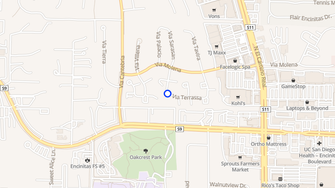 Map for Mission Ridge Apartments - Encinitas, CA