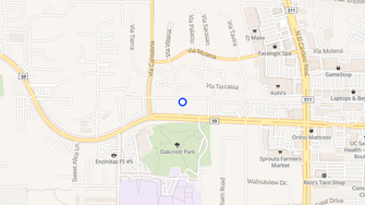 Map for Ritz Colony Apartments - Encinitas, CA