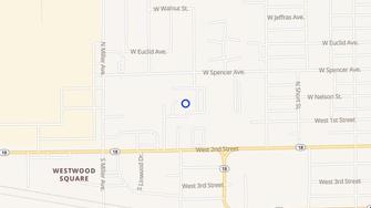 Map for Turtle Creek Apartments of Marion - Marion, IN