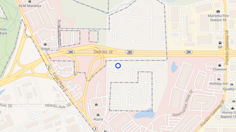 Map for Westbury Park Apartments - Marietta, GA