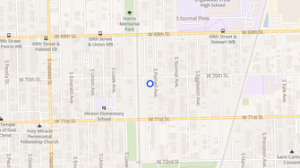 Map for 7000 S Parnell Apts - Chicago, IL