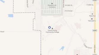 Map for Cloud Company Community College Apartments - Concordia, KS