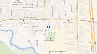 Map for Driftwood Park Apartments - Salt Lake City, UT