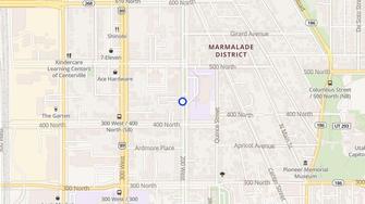 Map for Marmalade Hill Apartments - Salt Lake City, UT