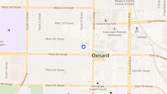 Map for Imperial Apartments - Oxnard, CA